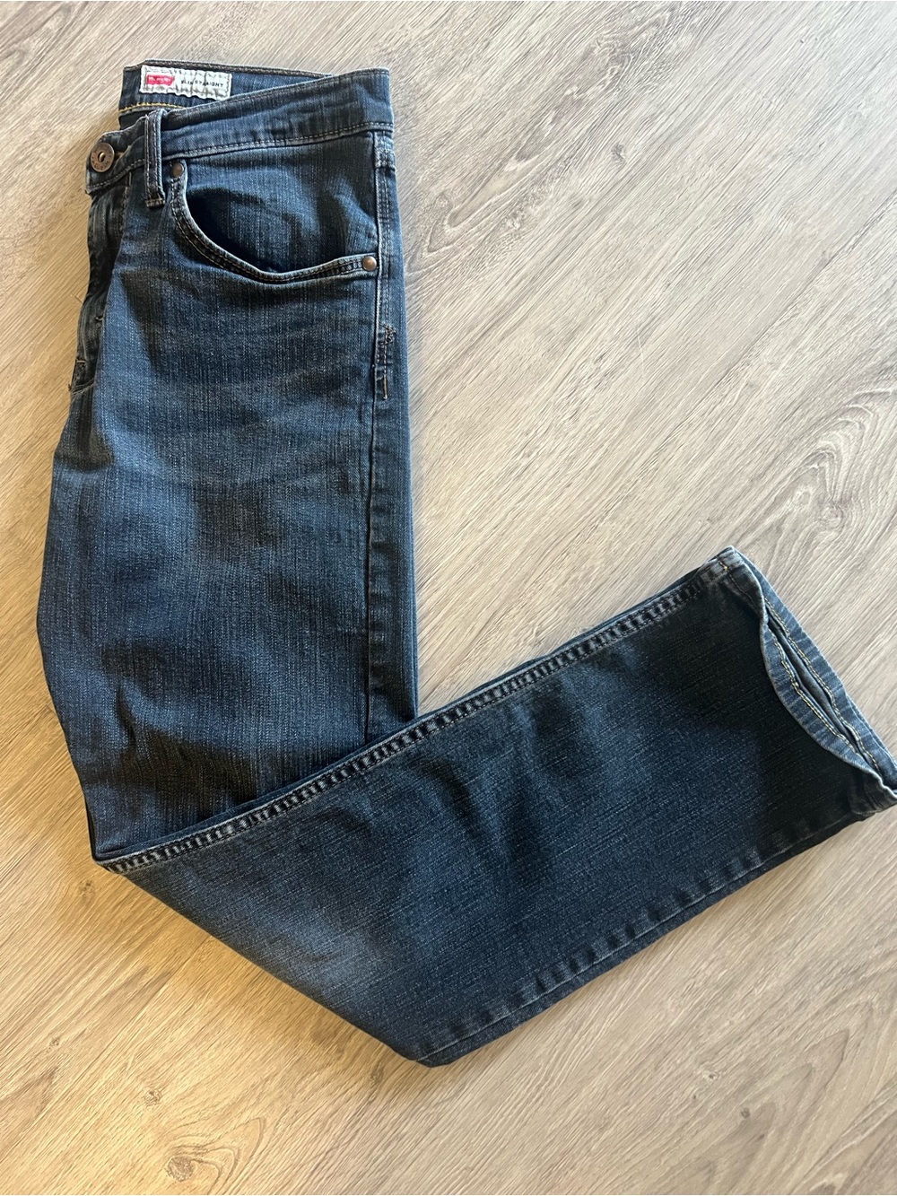 Wrangler Dark Indigo Slim Fit Jeans | Men’s Dark Wash Denim Pants | Size 30